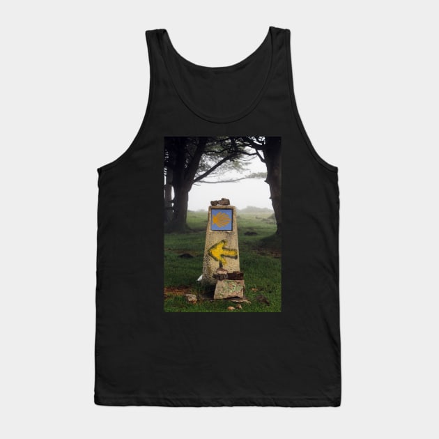 Camino de Santiago arrow Tank Top by mooonthemoon